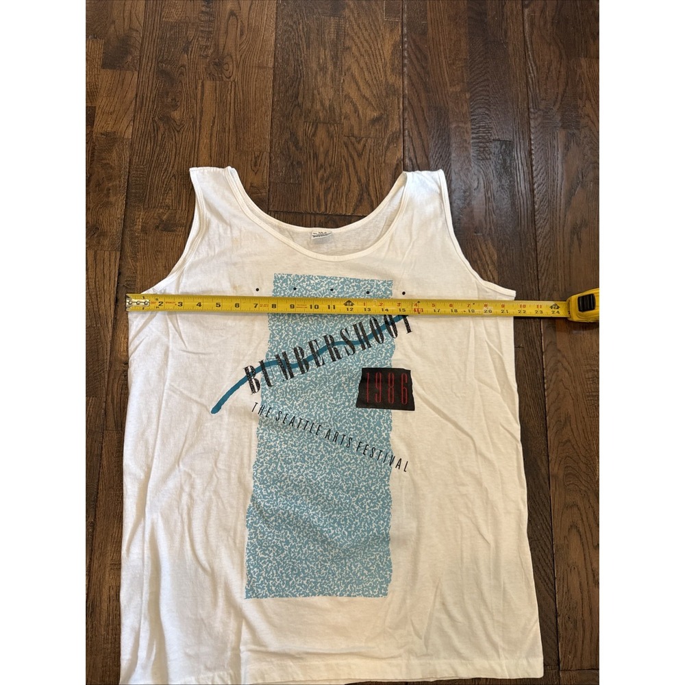 1986 Seattle Bumbershoot Tank Top XL Belton Vintage Los Lobos Smokey Robinson EU - Picture 4 of 7